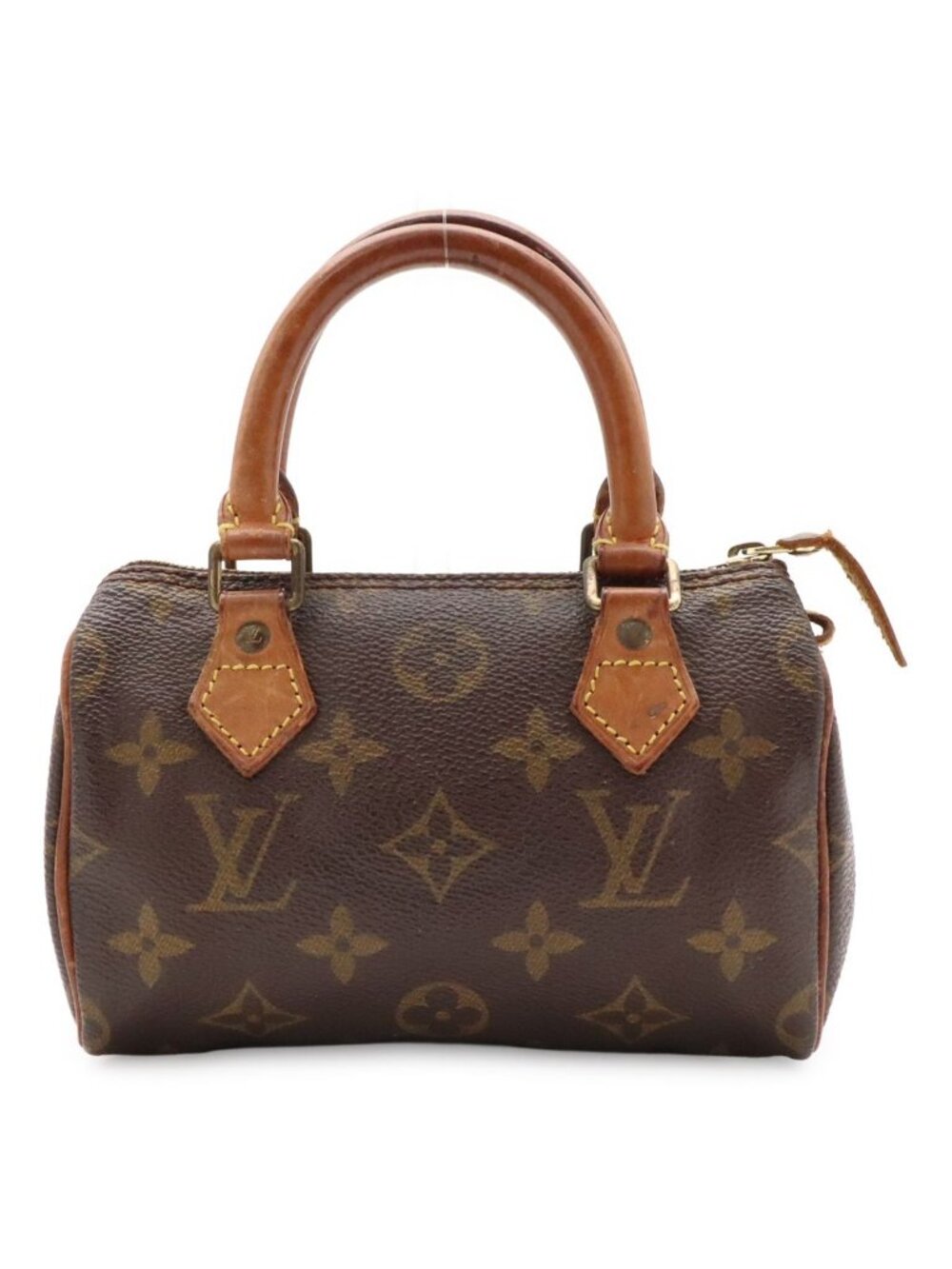 Louis Vuitton Monogram Mini Speedy Mini Bag Pouch Case